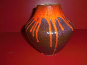 Blumenvase Vase 60/70er Scheurich 543 20 Fat Lava Sammelstück Floor Vase Boden - Bild 1 von 3