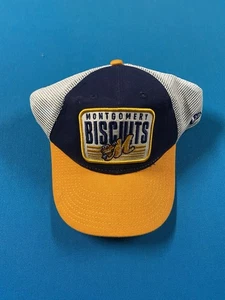 Montgomery Biscuits Hat Cap Youth SnapBack New Era Patch Baseball MiLB Blue C2 - Picture 1 of 3