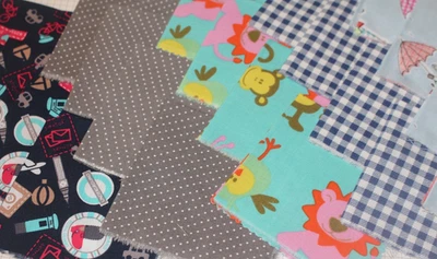 stoff paket patchwork baumwolle  ca 0,80 x1,00 m  100% Baumwolle - Bild 1 von 3