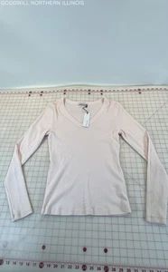 NEW Michael Stars Women's Remi V-Neck Rib Top Size OS C:15" L:24" - Picture 1 of 6