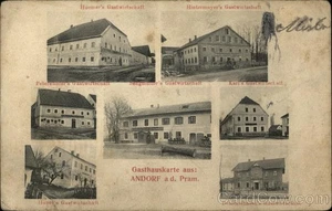 Germany Views of Ansdorf Gasthauskarte Original Vintage Postcard - Picture 1 of 2