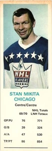 1970-71 Dad's Cookies Stan Mikita Chicago Blackhawks HOF VG - Bild 1 von 2