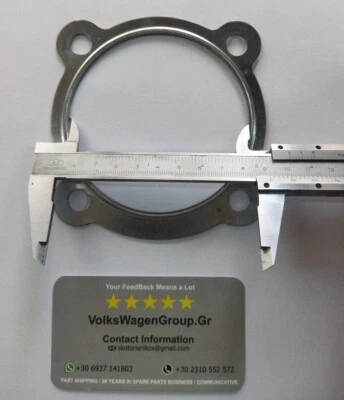 大众,高尔夫 '4' 1998 - 2010 (1800cc) 法兰格,排气管(金属)1J0253115A — 第 1/2 张图片