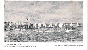 Jamestown Yacht Club prima pistola Catherine Wright 1910 RI - Foto 1 di 2