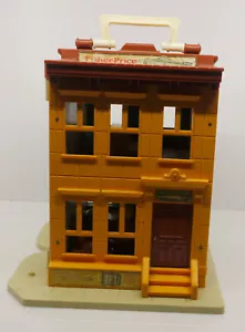 70er Jahre Fisher-Price Sesamstraße Spielset Haus 938, Little People Figuren, Koffer - Bild 1 von 11