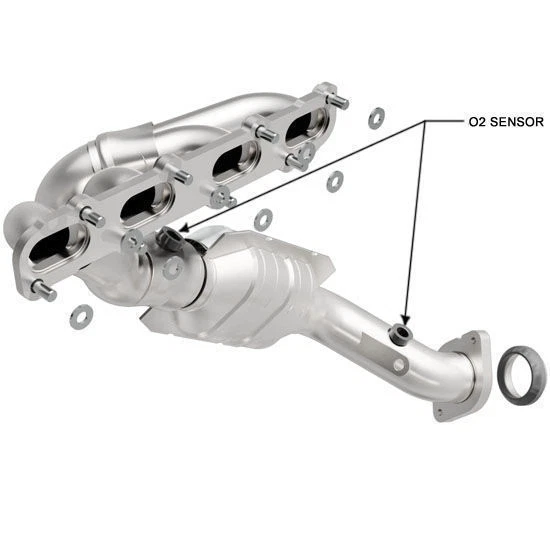 Convertidor de escape catalítico de ajuste directo Magnaflow 50785 para Cadillac XLR 04-2009 Foto 1 de 1