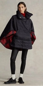 Poncho abrigo reversible repelente al agua Polo Ralph Lauren para mujer talla XS/S - Imagen 1 de 10