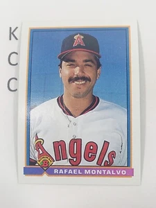 1991 Bowman Baseball #189 Rafael Montalvo California Angels - Picture 1 of 2