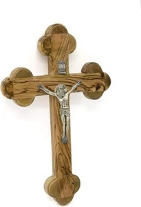 Croce di preghiera del Signore in legno di ulivo Croce (11"" / 28 cm) di Spri... - Foto 1 di 1