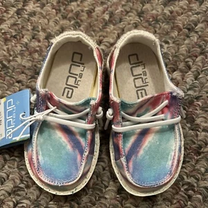 Zapatos Hey Dude Wendy Rose Candy Tie Die para niños pequeños talla 5 - Imagen 1 de 10