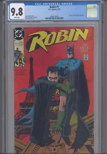 Robin #1 CGC 9.8 1991 DC Comics Poster by Neal Adams Included - Picture 1 of 9