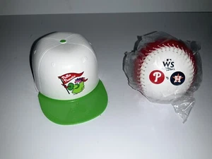 CASCO CAPPELLO GELATO 2024 PHANATIC 2022 WORLD SERIES BALL PHILLIES V ASTROS SGA - Foto 1 di 7