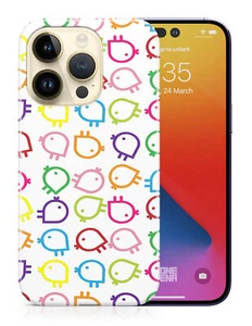 CASE COVER FOR APPLE IPHONE|RAINBOW CHICKEN PATTERN - Picture 1 of 44