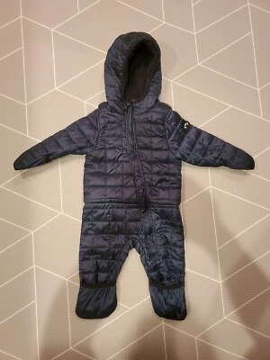 Appaman Mini Navy Blue Puffer Snowsuit Snow Suit Winter BABY Unisex 6-12M - Image 1 of 4