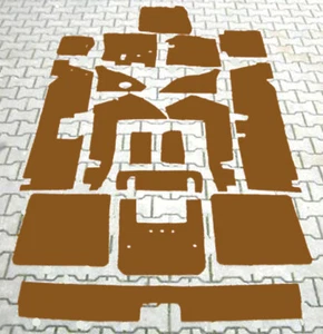 Compl. Juego de alfombras para alfombra de terciopelo Citroen SM en coñac 1970-1975 - Imagen 1 de 1