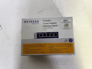 NETGEAR 5 PORT GIGABIT ETHERNET UNMANAGED SWITCH - Zdjęcie 1 z 5