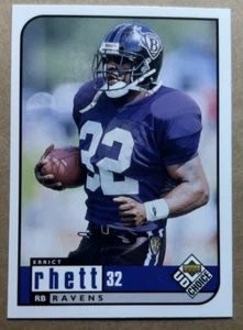1998 Upper Deck UD Choice Errict Rhett #296 - Picture 1 of 2