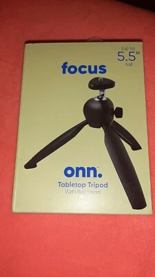 Onn Tabletop Tripod with Ball Head, 5.5 in Brand New!!! - Image 1 of 3
