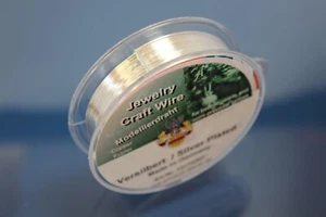 1 x 35m Modellierdraht 0,25mm Schmuckdraht Kupferdraht versilbert 13150306-1E - Bild 1 von 1