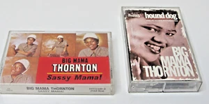 Vintage Big Mama Thornton Sassy Mama And Hound Dog Cassette Tapes #US19 - Foto 1 di 4