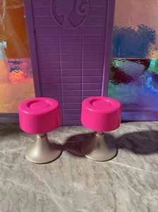 Barbie Cool Times Snack Time - TWO Playset Chairs Vintage 1989 Arco Mattel - Picture 1 of 6