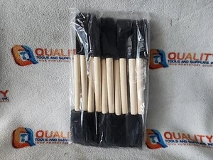 Set Pennelli in Schiuma 1" per Vernici e Vernici, Manici in Legno, Monouso - 10 pz. - Foto 1 di 3