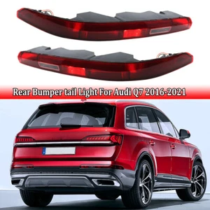 US Version Pair Rear Bumper Lower Tail Lamp Light W/5 Bulbs For Audi Q7 2016-21 - Picture 1 of 18