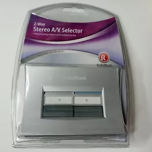 RadioShack 2-way Stereo A/V Selector for RCA type connectors, model 15-1982(B2) - Picture 1 of 4