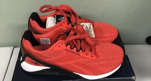 Reebok Men's Nano X1 GRIT Cross Trainer Sneaker FX3244 Red/Black Size 7M - Picture 1 of 9