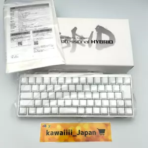 PFU PD-KB820YNS snow HHKB HYBRID Type-S Japan Layout 69kyes white keyboard - Picture 1 of 15