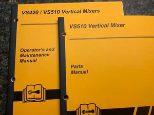 Vermeer VS420, VS510, Vertikalmischer Bediener Wartung Teile Handbuch - Bild 1 von 4