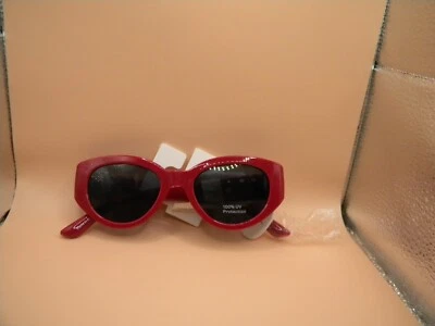 Gafas de sol para mujer 100 % protección UV rojas Foto 1 de 4