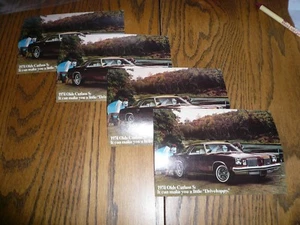 1974 Olds Cutlass S Announcement Post Card Factory - Four - Picture 1 of 2