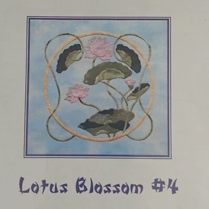 ๐ธ Modello trapunta Lotus Blossom #4 di G&R Creations - Applique avanzata ๐ฟ - Foto 1 di 3