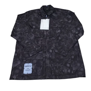 Mcq Alexander Mcqueen Gyo Overshirt Allover Pattern Black Gray Men's Size Large - Picture 1 of 8