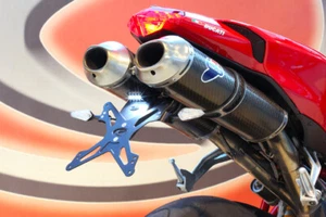 EVOTECH LICENSE PLATE HOLDER DUCATI 1198 / 1098 / 848 / ADJUSTABLE LICENSE PLATE HOLDER - Picture 1 of 2