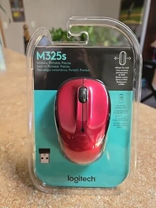 Logitech M325S Wireless Mouse RED 910-006830 NEW - Picture 1 of 3