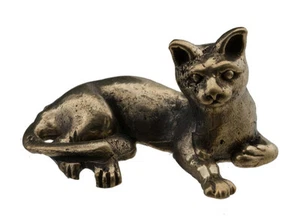 Amulette Chat- Talisman Figurine miniature Thaïlande  I 26-6560 - Picture 1 of 3