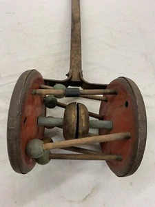 Antique Child’s Wood And Tin Push Toy/Noisemaker ~ East Hampton, Con ~ USA - Picture 1 of 13