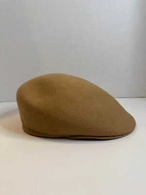 Gorra Brooks Stetson Newsboy Hombre 7 3/8 Camel 100% Lana Hecha en Inglaterra Usada Foto 1 de 4