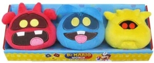 NINTENDO SUPER MARIO Plush doll Dr. Mario World Virus set - Picture 1 of 4