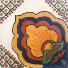 C#066) MEXICAN TILES CERAMIC HAND MADE SPANISH INFLUENCE TALAVERA MOSAIC ART