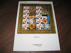 LS1 PERSONALIZED STAMPS GENERIC SMILERS COMPLETE  SHEET * - Picture 1 of 1