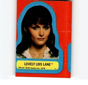 4-04-14 PWE. 1978 dc comics superman movie sticker w/ imperfections lois lane (B - Picture 1 of 2