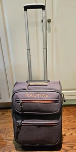 Nautica Overnighter Travel Luggage - 2 Wheels, Telescoping Handle, Expandable - Picture 1 of 10