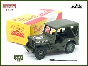 JEEP WILLYS MB US ARMY 1945 - SOLIDO/Hachette Un siècle d'Automobile n°49 - 1/43