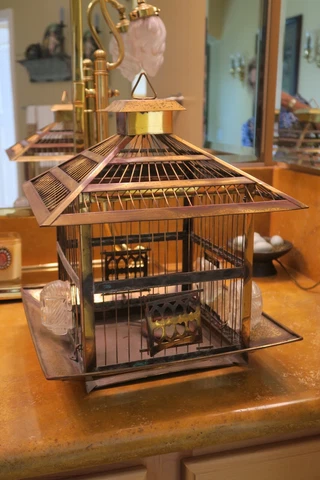 Hendryx Brass Bird Cage Cover
