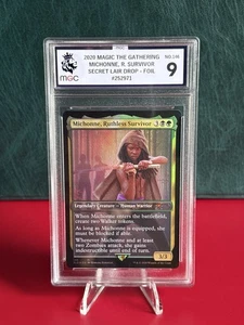 MTG SECRET LAIR DROP FOIL THE WALKING DEAD MICHONNE DANAI GURIRA PRO GRADE MINT9 - Picture 1 of 2