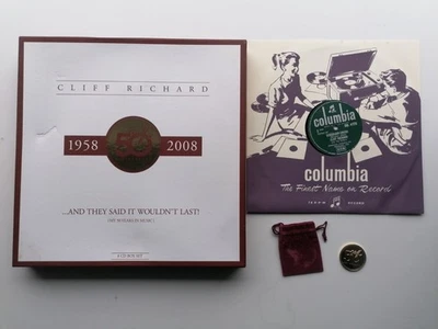 CLIFF RICHARD AND THEY SAID IT WOULDN'T LAST  8 CD BOX  & PROMO CD  & 78 MOVE IT - Bild 1 von 4