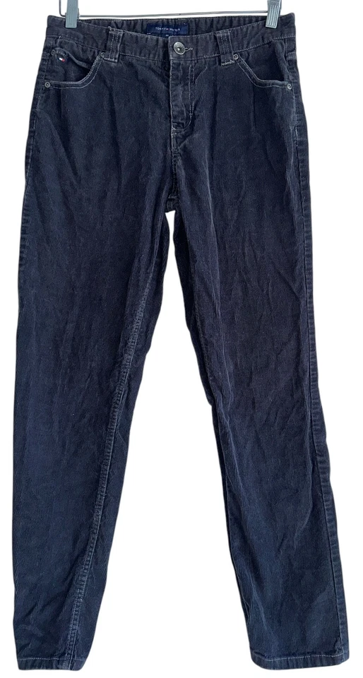 Tommy Hilfiger Boys Corduroy Pants Sz 20 Charcoal Gray - Image 1 of 4